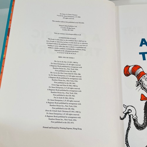 Dr Seuss A Classic Treasury Hardcover Book Five of Dr Suess Best Loved Tales - Picture 8 of 12