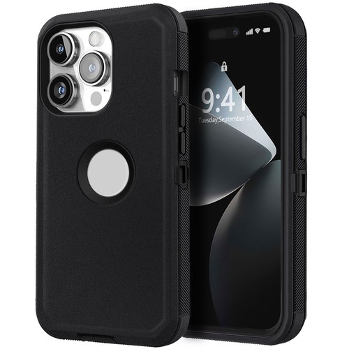 Funda rígida de alta resistencia para iPhone 16 15 14 Pro Max 13 12 11 SE 6 7 8 Plus XR - Imagen 18 de 73