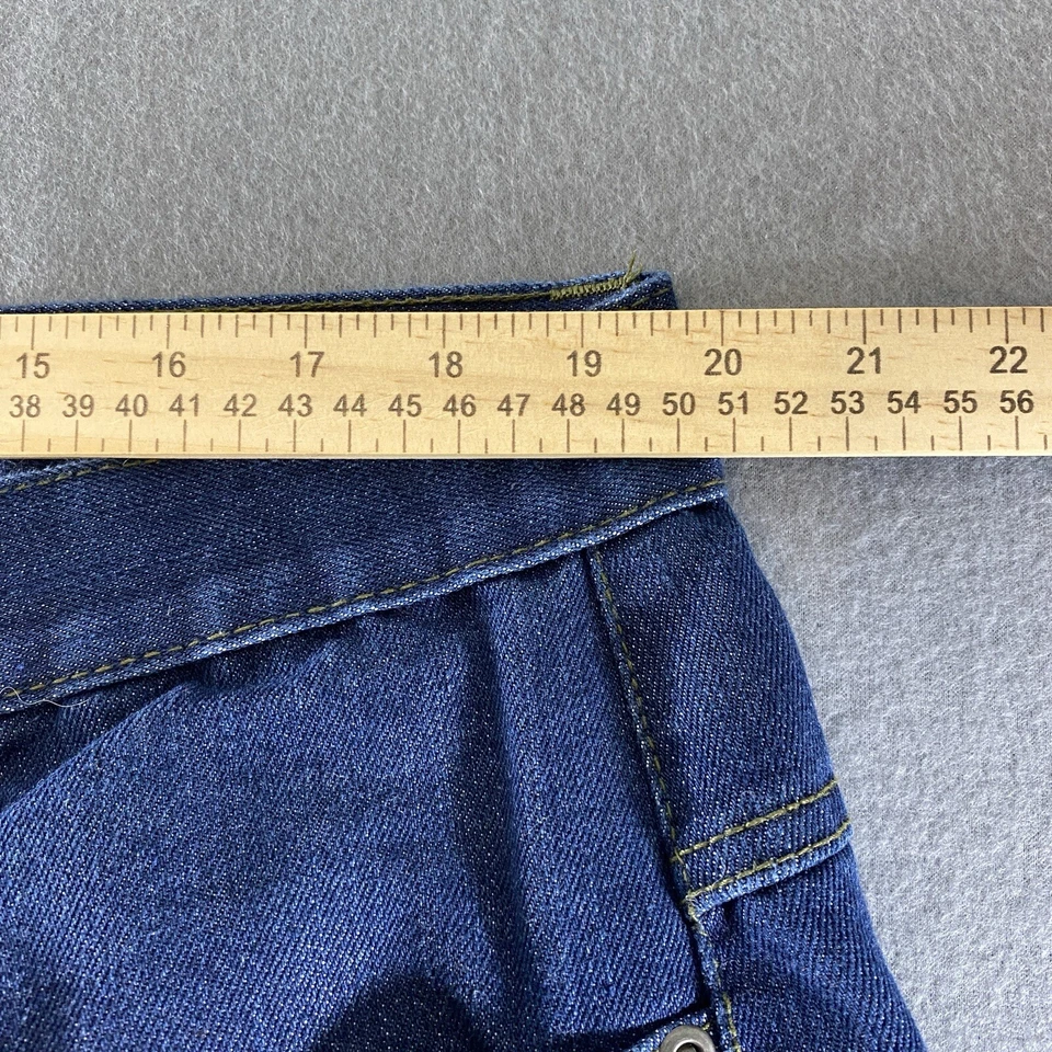 Pantalones Cortos Revolution Para Hombre 40 Azul Jean Camuflados Bolsillos Denim Y2K Streetwear Pantalones Cortos Foto 3 de 4