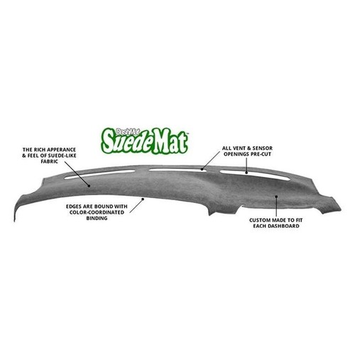 Suede Dash Cover for Kia - 4 Colors SuedeMat Custom Fit DashMat Cap CoverCraft - Picture 5 of 20