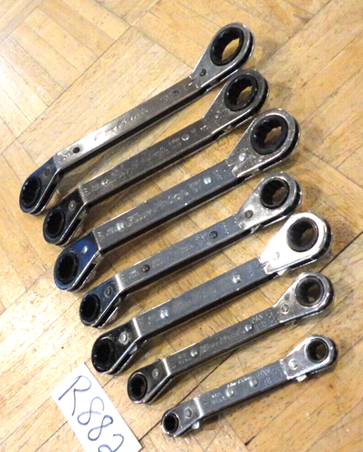 BLUE-POINT TOOLS 7 PIECE METRIC RATCHETING BOX END WRENCHES 7MM-21MM - Picture 9 of 13