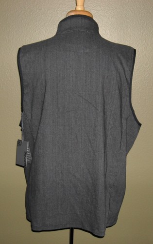 NWT G/Fore Men Full Zip Golf Logo Hybrid Vest Size XXL Color Onyx ( Grey/Black ) - Picture 9 of 18