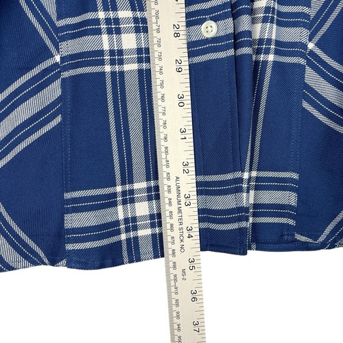 Polo Ralph Lauren Maxi Skirt Womens 0 Plaid Pleated Long Cottagecore A-Line Blue - Picture 7 of 13