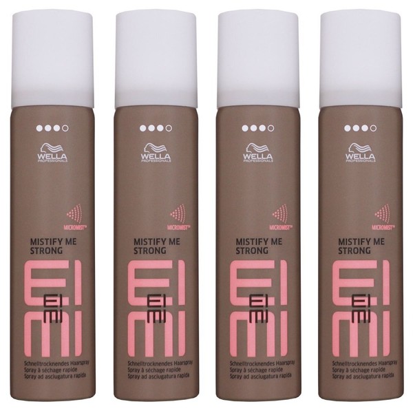 Wella Eimi Mistify Me Strong 4 X 75 Ml Schnelltrocknendes Haarspray Set-image