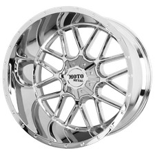 Moto Metal SIEGE Chrome 22x10" Rim 6x135|6x139.70 6X135|5.5-18 offset, Each