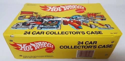 Vintage Hot Wheels 1983 Collector's Carrying Case w/24 toys filling the case!