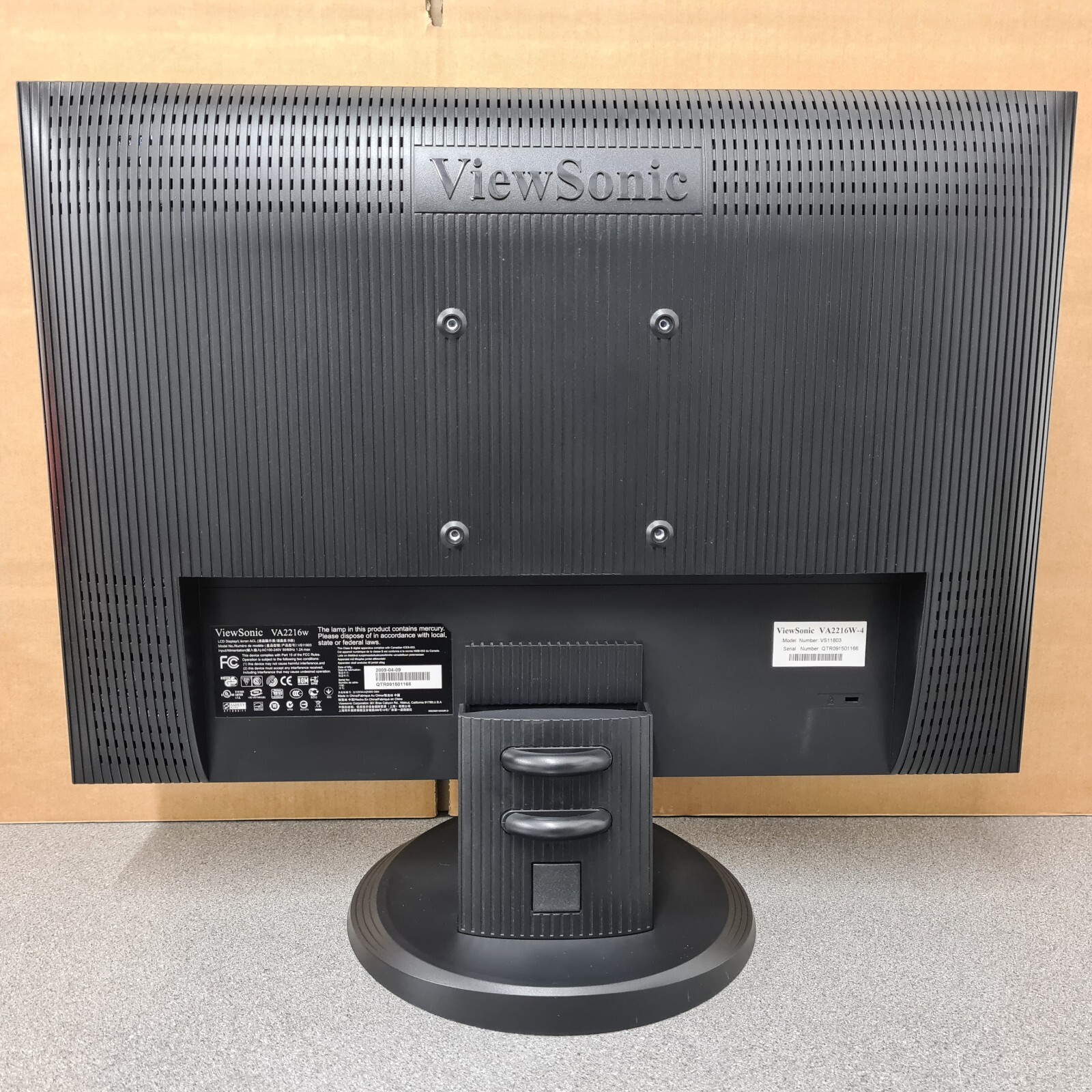 ViewSonic VA2216W 22" Widescreen LCD Monitor for sale online | eBay