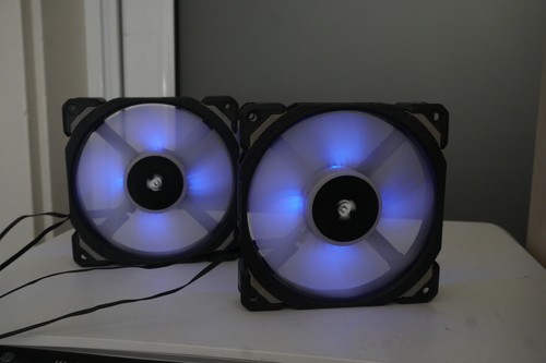 2x Corsair ML120 PRO 120mm PWM RGB 120mm case fans - Afbeelding 5 van 9