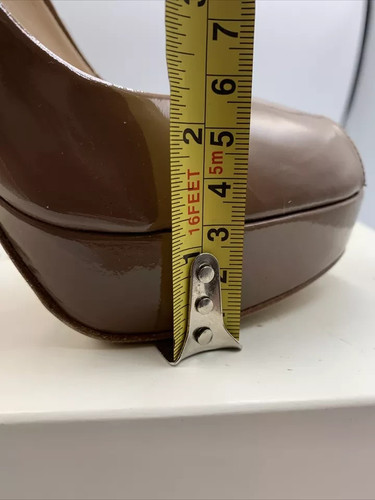Lk Bennett Patent Leather Platform Court Shoes. Beige/brown. Bnib. Stiletto. Uk3 - Picture 11 of 18