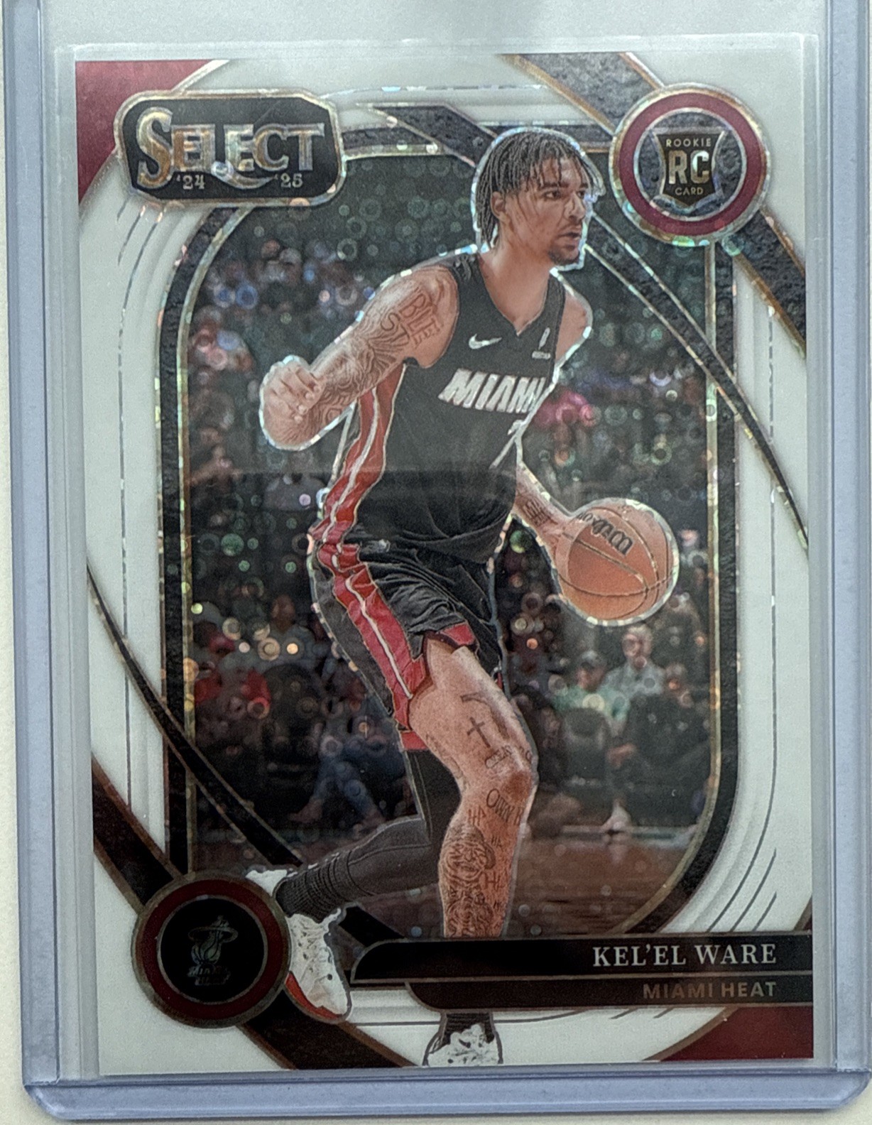 2024-25 Select Kel’el Ware Courtside White Disco RC /75