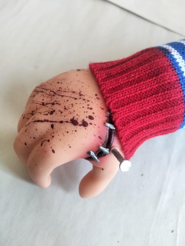 Mexican Seed Of Chucky Chucky Arm Gift Prop Doll Life Size 10” Handmade Mexico - Picture 4 of 7
