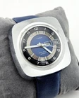 Vintage 1970s Timex Viscount "Bullseye" Automatic Day/Date Men's Watch Near Mint