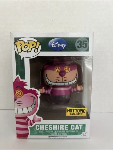 Funko Pop! Vinyl: Disney - Cheshire Cat#35 - (Translucent) - Hot Topic Ex. Mint