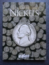 HE Harris Jefferson Nickels Nickel Plain Coin Folder Album Book 2682
