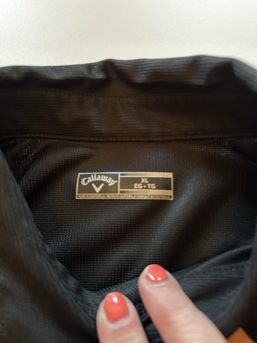 Callaway Polo Mondavi Winery Napa Black Size XL Mens Robert Mondavi California - Picture 6 of 12