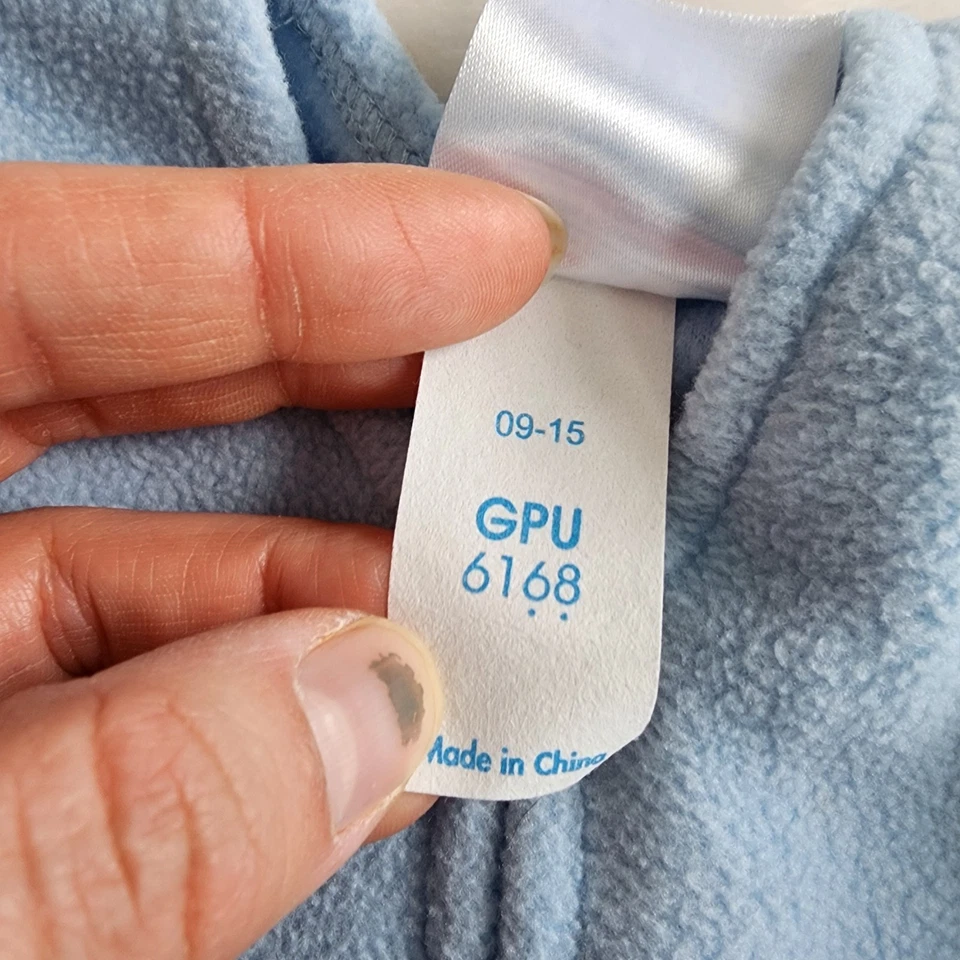 Halo Saco de Dormir Envoltura Recién Nacido Micro-Vellón Unisex Bebé Azul Usado en Excelente Condición Cálido Backisbest Foto 4 de 4