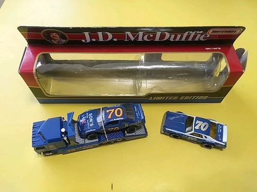 Matchbox J.D. McDuffie Transport SET w 2 Cars 1992 Limited Edition - Picture 1 of 8