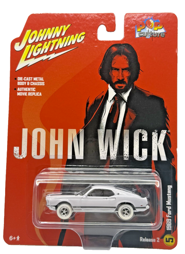 Johnny White Lightning John Wick 1969 Ford Mustang Mach 1/64 JLSP397 Chase
