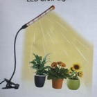 Adjustable Gooseneck LED Grow Light with 5 Dimming Levels & Timer Function