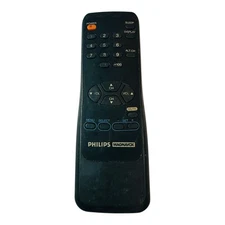 Philips Magnavox Universal Remote Control Black Power Volume Channel Select Menu