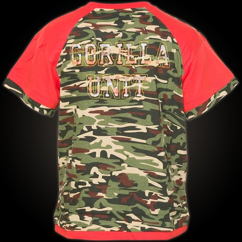 GORILLA UNIT T-Shirt Special Ops II Camouflage/Rot T-Shirts - Picture 3 of 4
