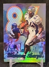 1999 Flair Shannon Sharpe Showcase Legacy Collection  #86L HOF Denver Broncos 