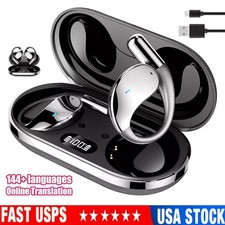 3-In-1 Smart Voice Translation Earbuds 150 Languages Real Time Translator US