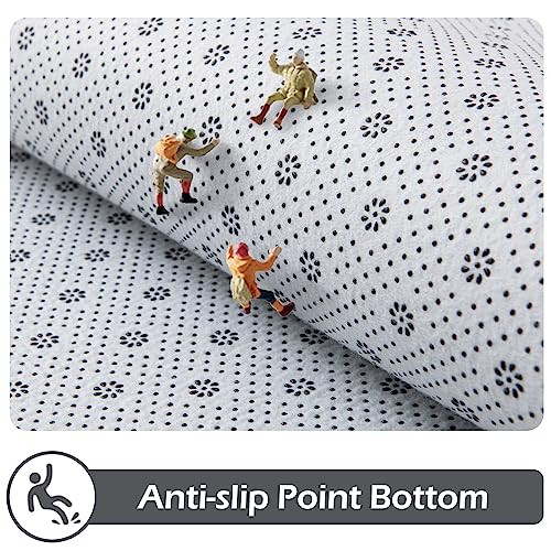  Shag Area Rug for Living Room, 5x8 Feet Soft Fluffy 5 ft x 8 ft Navy Blue - Bild 5 von 6