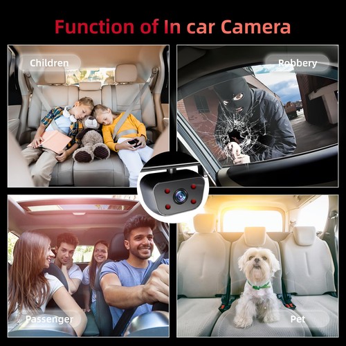 2025 Rückspiegel Kamera für Autos, 12" Spiegel Dash Cam 4 Kanal, 360 Dash... - Bild 6 von 9