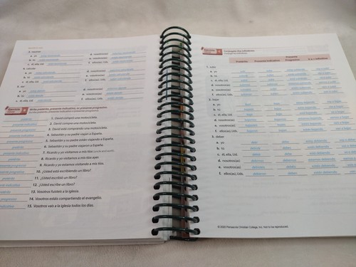 Abeka Spanish 1 Teacher Key, High School Spanish Language Arts Series Homeschool - Picture 4 of 10