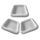  3pcs Inflatable Ice Tray Buffet Bar - Salad Food Drink Containers - Floating