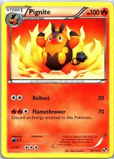 Pignite (18) Uncommon Black and White 18/114 LP