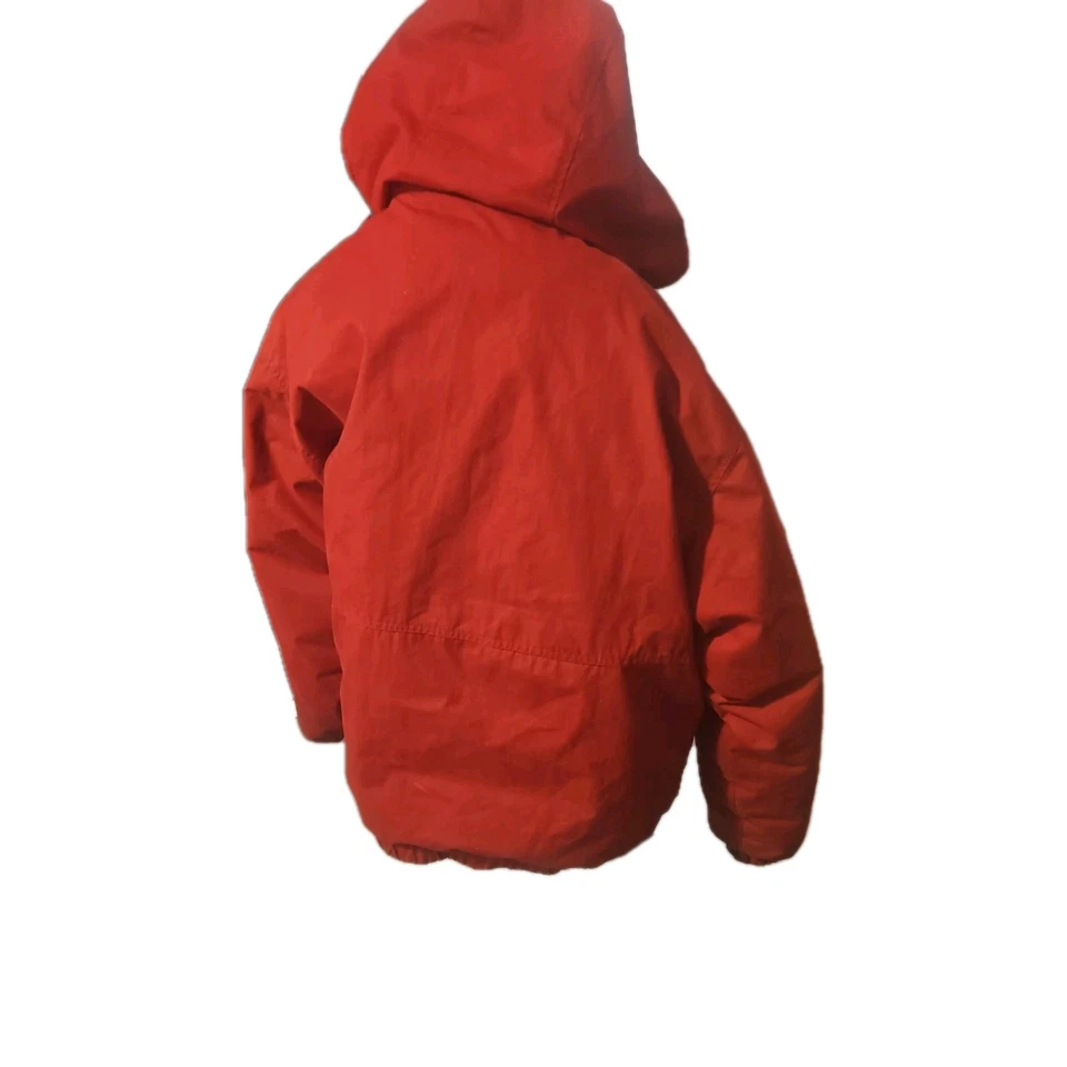 VINTAGE Eddie Bauer Jacket Mens L Goose Down Parka Coat w Hood-Snap + zip front - Image 4 of 4