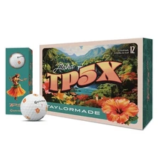 TaylorMade Genuine TP5x pix Island Time Golf Ball 1 Dozen Limited Edition