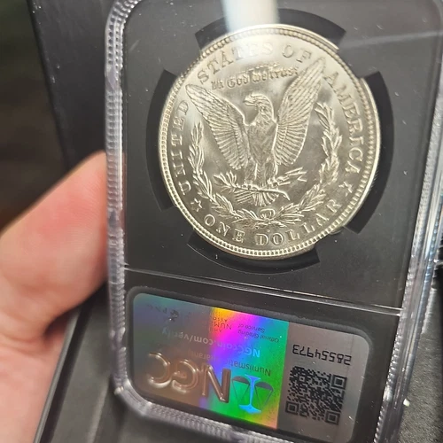 1921 D Morgan Silver Dollar MS64 NGC Certified Rare Coin vaultbox hit