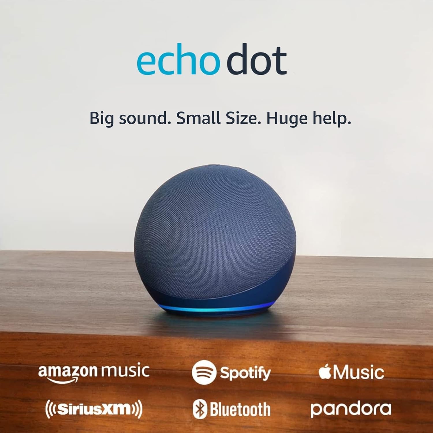 Amazon Echo Dot 5th Gen Smart Speaker Alexa Vibrant Sound Deep Sea Blue 2022