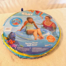 SwimWays Disney Pixar Finding Dory Spring Float Kids Boat Round Fabric Cover