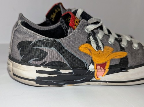 Converse Looney Tunes All Star Chucks Sneakers Shoes Sz W-9 M-7 Bugs Daffy Nice! - 第 11/24 張圖片