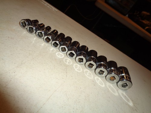 Snap-on Tool 12pc 1/4" Drive Metric Shallow 6 Point Socket Set, TMMS 5 to ,15mm - Bild 6 von 7