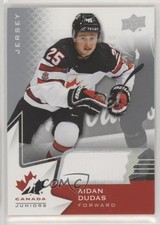 2020-21 Upper Deck Team Canada Juniors Men's U-20 Jerseys Aidan Dudas #41 0l2