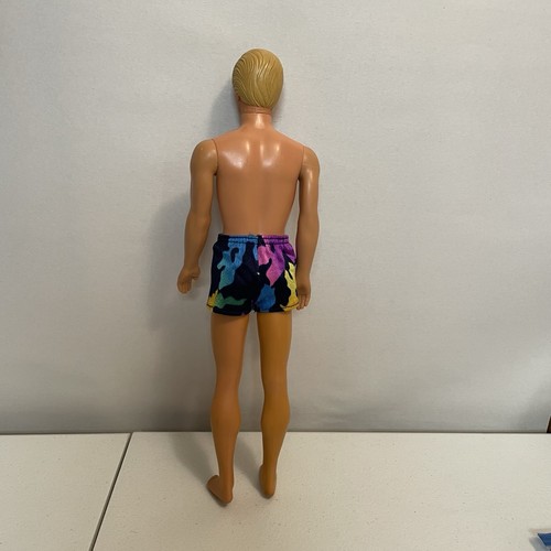 Vintage Mattel Ken Doll 1968 Body 1983 Head In Swimsuit Shorts - Picture 2 of 4