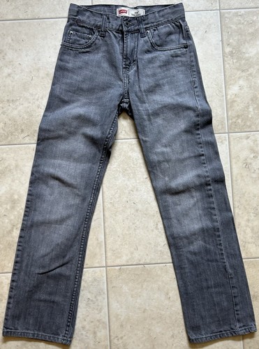Levi’s 514 Adjustable Waistband Youth Boys Denim Jeans Size 12 Slim 24x26 - Picture 2 of 9