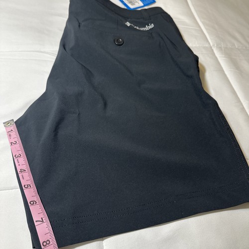Columbia Men’s Mill Creek II 8” Tech Hike Shorts Black Size 34 Omnishade SPF 50 - Picture 11 of 11