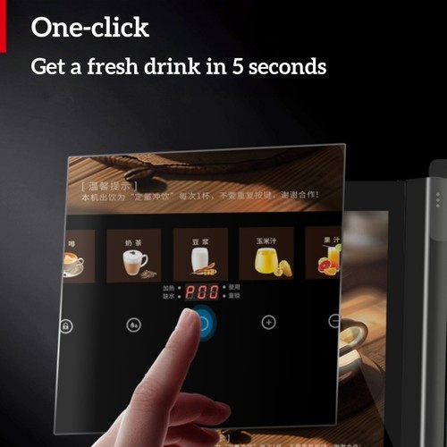Office Coffee Machine Commercial Coffee Machine 4 Flavors Instant Coffee Maker - Picture 7 of 17