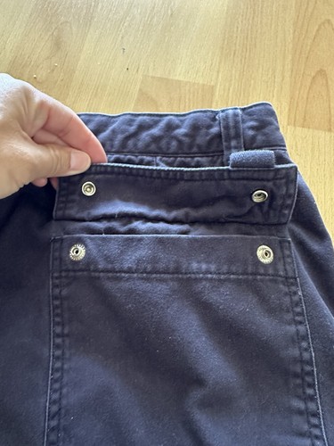 Vintage 90s Y2K Quicksilver Baggy Black Cargo Shorts Mens 34 Button Snap Pockets - Picture 10 of 11