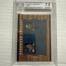 2001-2002 Upper Deck Inspirations Hardwood Imagery Kobe Bryant Kevin Garnett 7.5