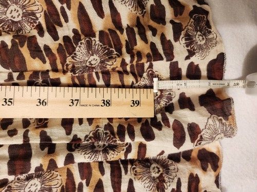 Mlle Gabrielle Animal Print Midi Summer Dress Puffed Sleeve Front Tie Boho - Picture 4 of 9