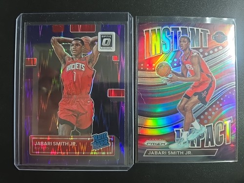 Jabari Smith Jr. Donruss Optic Rookie Rated Purple Shock Prizm 22-23