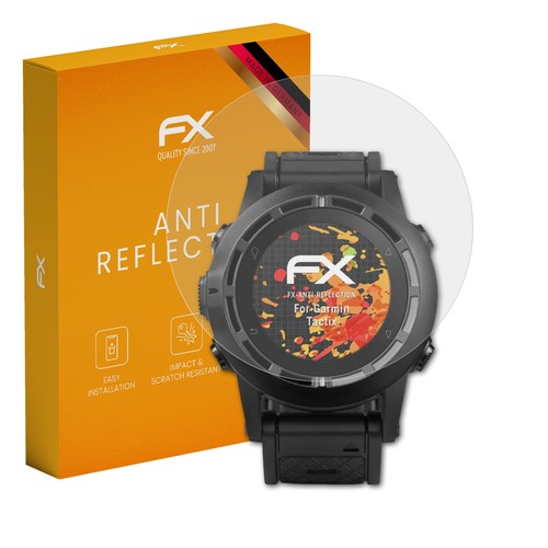 atFoliX 3x Screen Protection Film for Garmin Tactix matt&shockproof - 第 1/8 張圖片