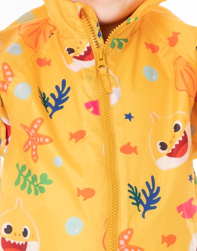 Baby Shark Yellow Character Puddle Suit Unisex Kids - Picture 7 of 46